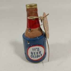 Mud Pie "Beer O'Clock" Light-Up Sitter NWT